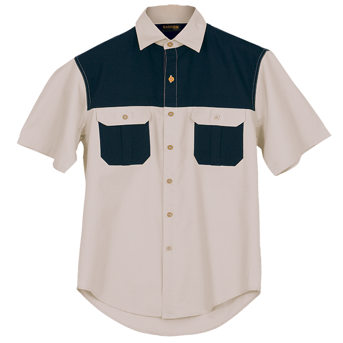 Two Tone Bush Shirt - Image 3
