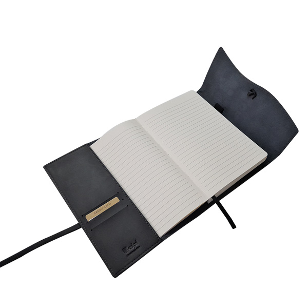 A5 Griffin Trifold Notebook - Black - Image 5