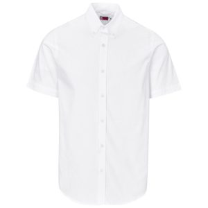Mens Short Sleeve Cotton Twill Moderna Shirt