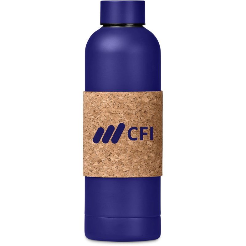 Kooshty Bermuda Kork Recycled Stainless Steel Water Bottle - 800ml - Image 2