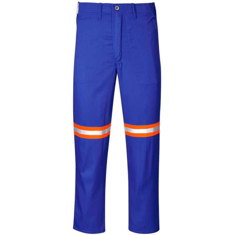 Trade Polycotton Pants - Reflective Legs - Orange Tape - Image 2