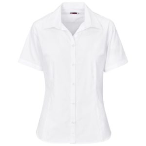 Ladies Short Sleeve Cotton Twill Moderna Shirt