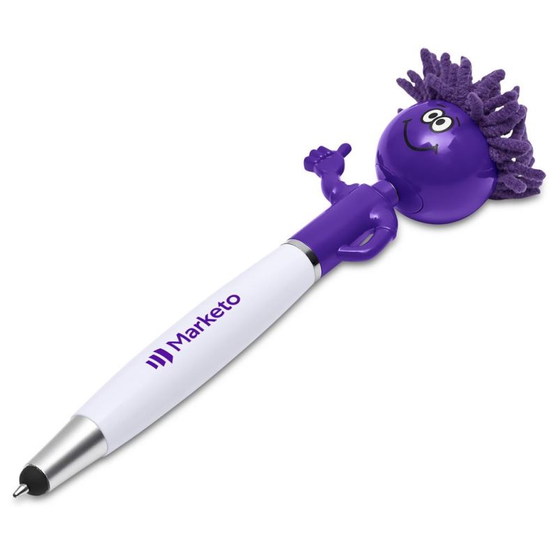 Altitude Moptopper Thumbs-Up Stylus Ball Pen & Screen Cleaner - Image 2