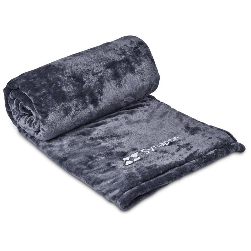 Serendipio Glacial Sherpa Fleece Blanket - Image 2