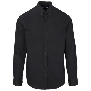 Mens Long Sleeve Brushed Cotton Twill Moderna Shirt