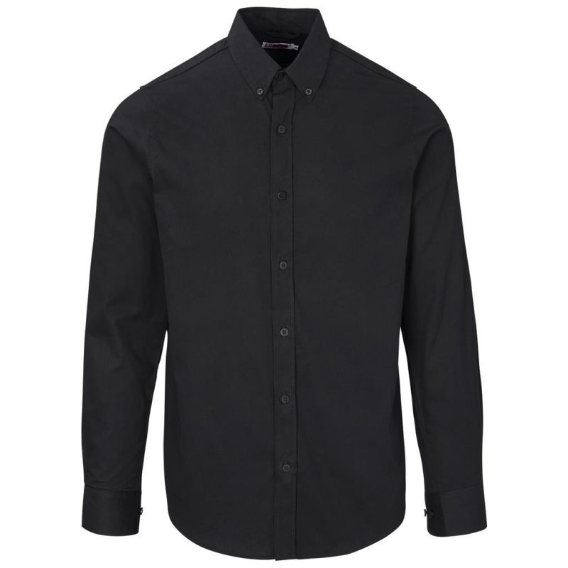 Mens Long Sleeve Brushed Cotton Twill Moderna Shirt