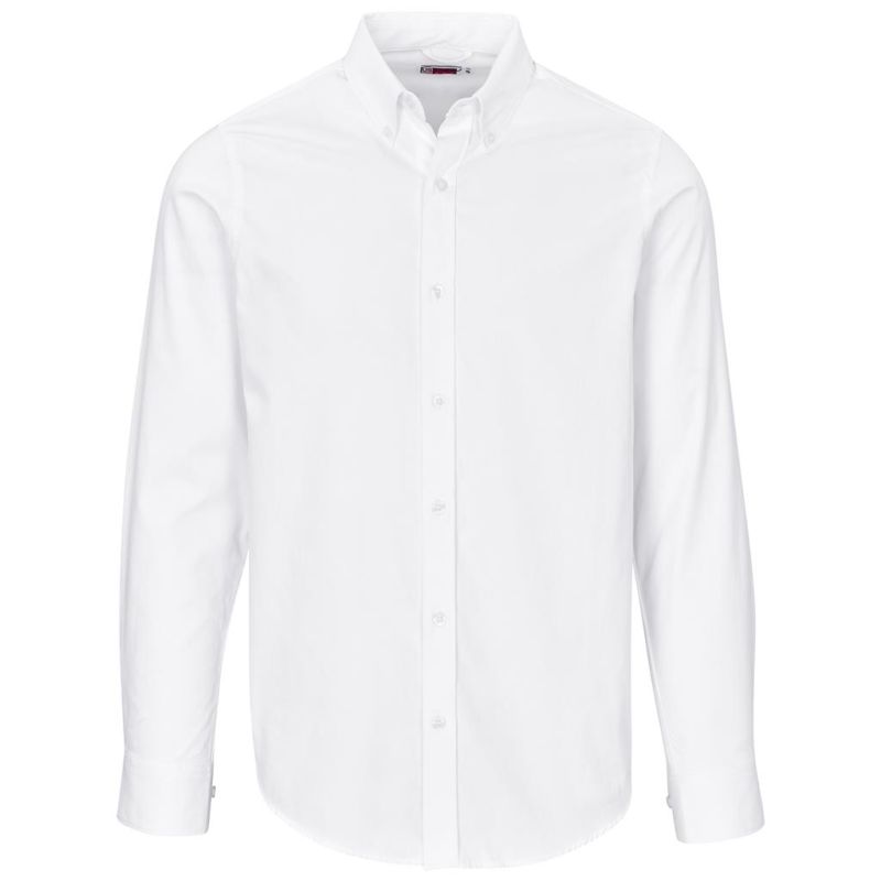 Mens Long Sleeve Brushed Cotton Twill Moderna Shirt - Image 2