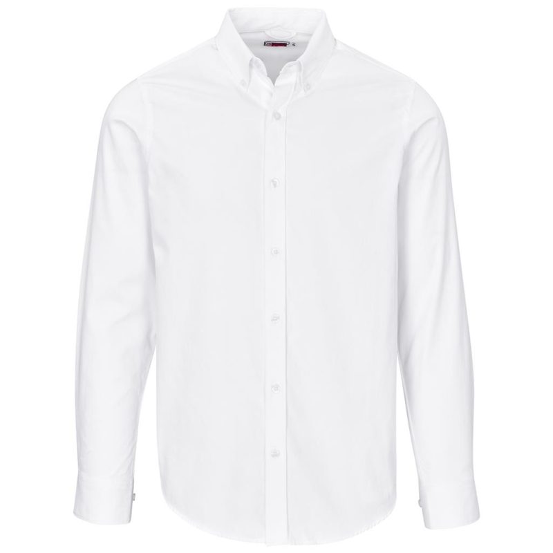Mens Long Sleeve Cotton Twill Moderna Shirt - Image 2