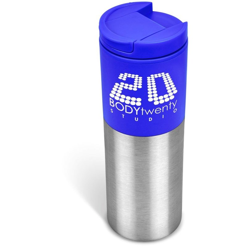 Kooshty Typhoon Stainless Steel & Plastic Double-Wall Tumbler - 450ml - Image 4