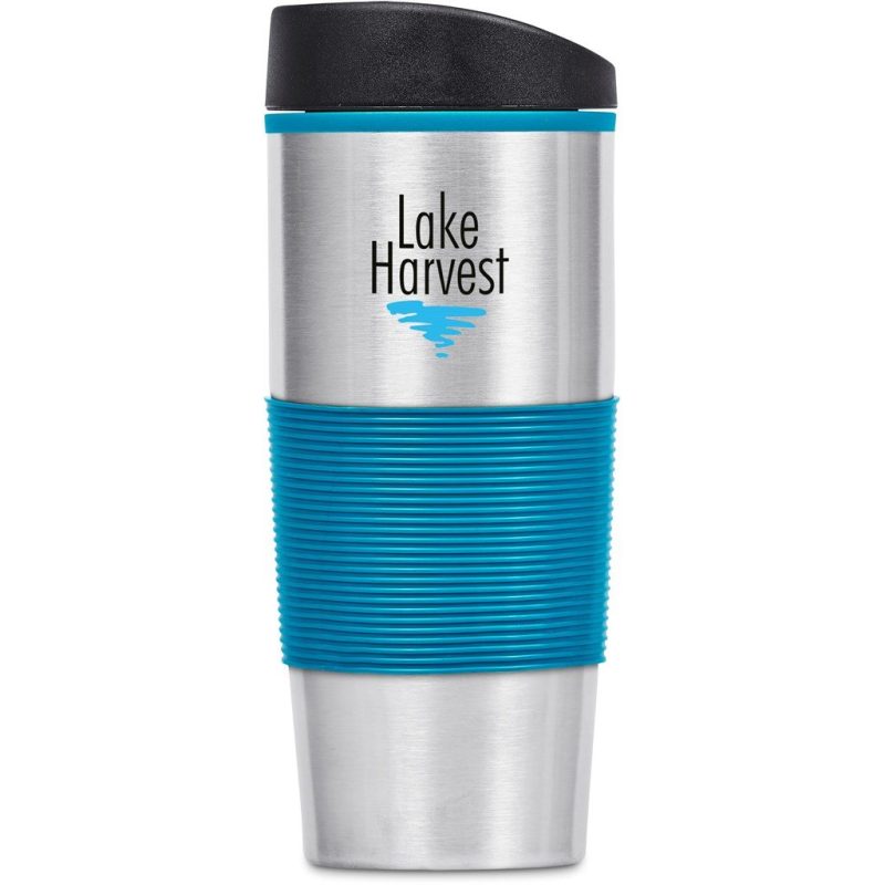 Ridge Stainless Steel & Plastic Double-Wall Tumbler - 450ml - Image 2