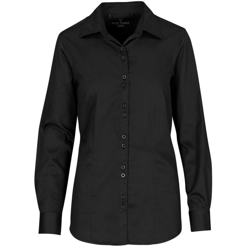 Ladies Long Sleeve Alex Varga Opus Stretch Shirt - Image 3