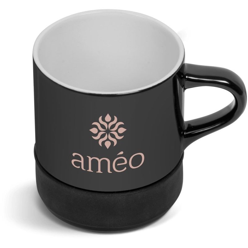 Kooshty Mixalot Ceramic Coffee Mug - 320ml - Black