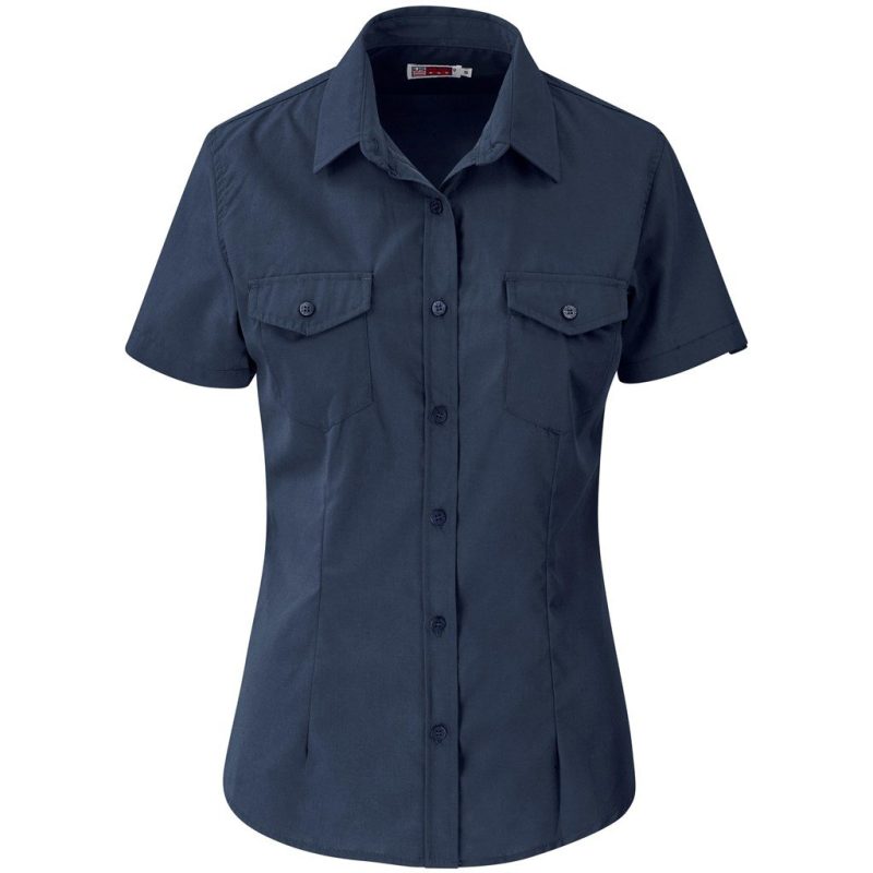 Ladies Short Sleeve Kensington Shirt - Image 4