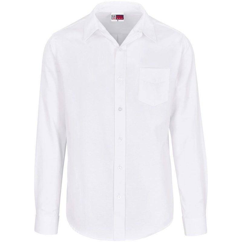 Mens Long Sleeve Oxford Shirt - Image 3