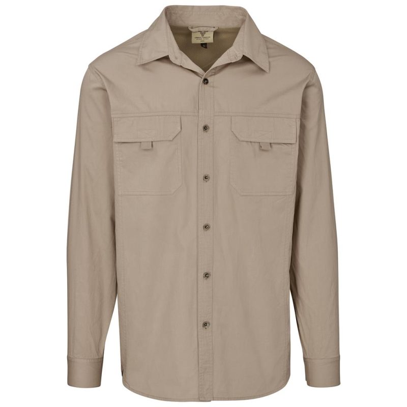 Mens Long Sleeve Mawenzi Twill Shirt - Image 3