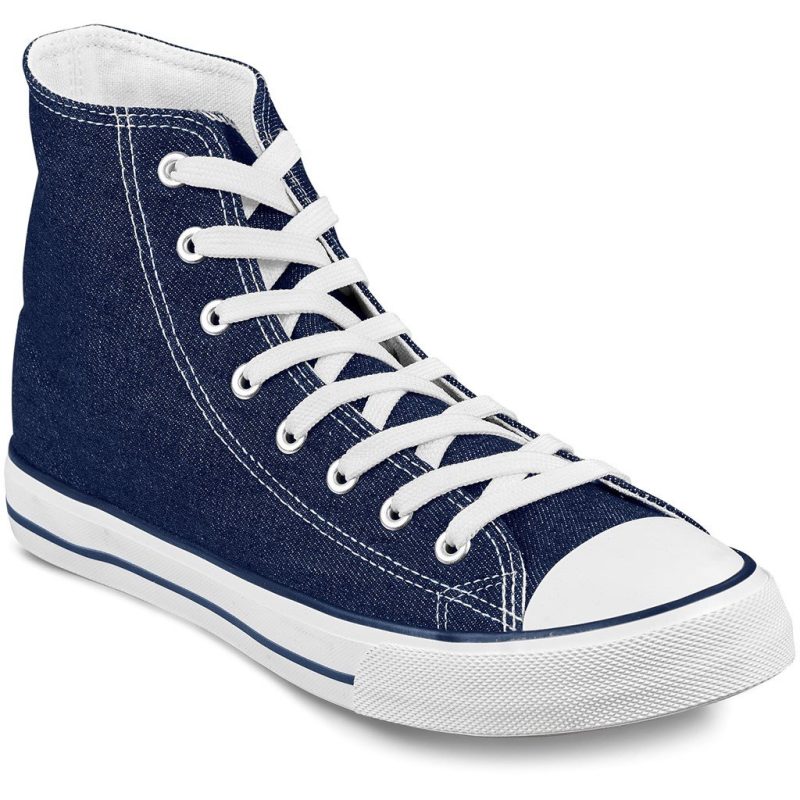 Unisex Retro High Top Canvas Sneaker - Image 2
