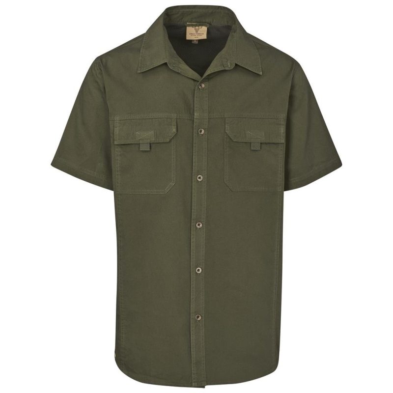 Mens Short Sleeve Mawenzi Twill Shirt - Image 3
