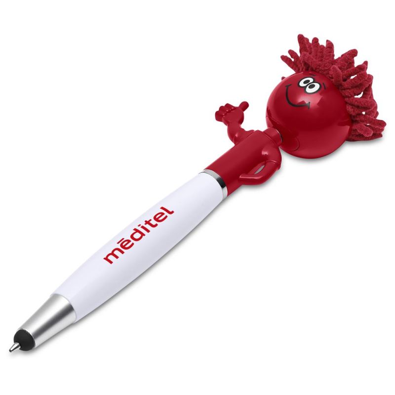 Altitude Moptopper Thumbs-Up Stylus Ball Pen & Screen Cleaner - Image 7