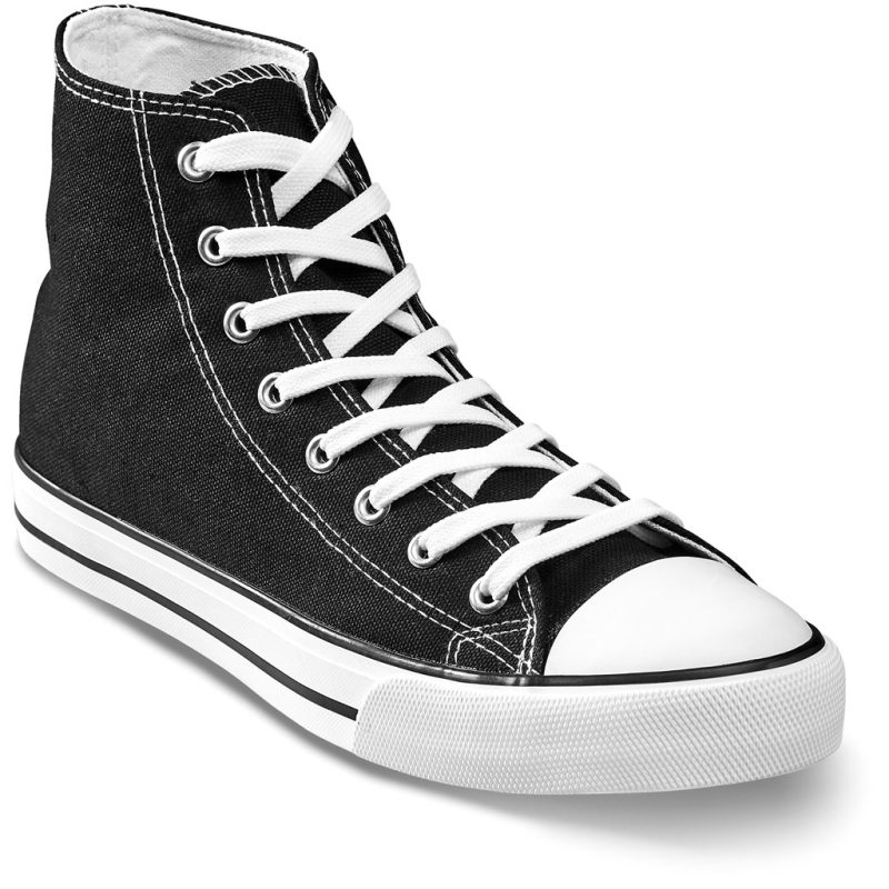Unisex Retro High Top Canvas Sneaker - Image 5